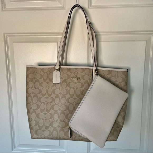Coach Handbags - Coach Signature Reversible Tote